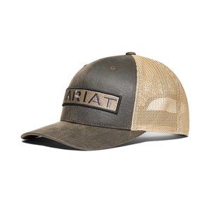 Ariat Men’s Long Rectangle Logo Patch Cap